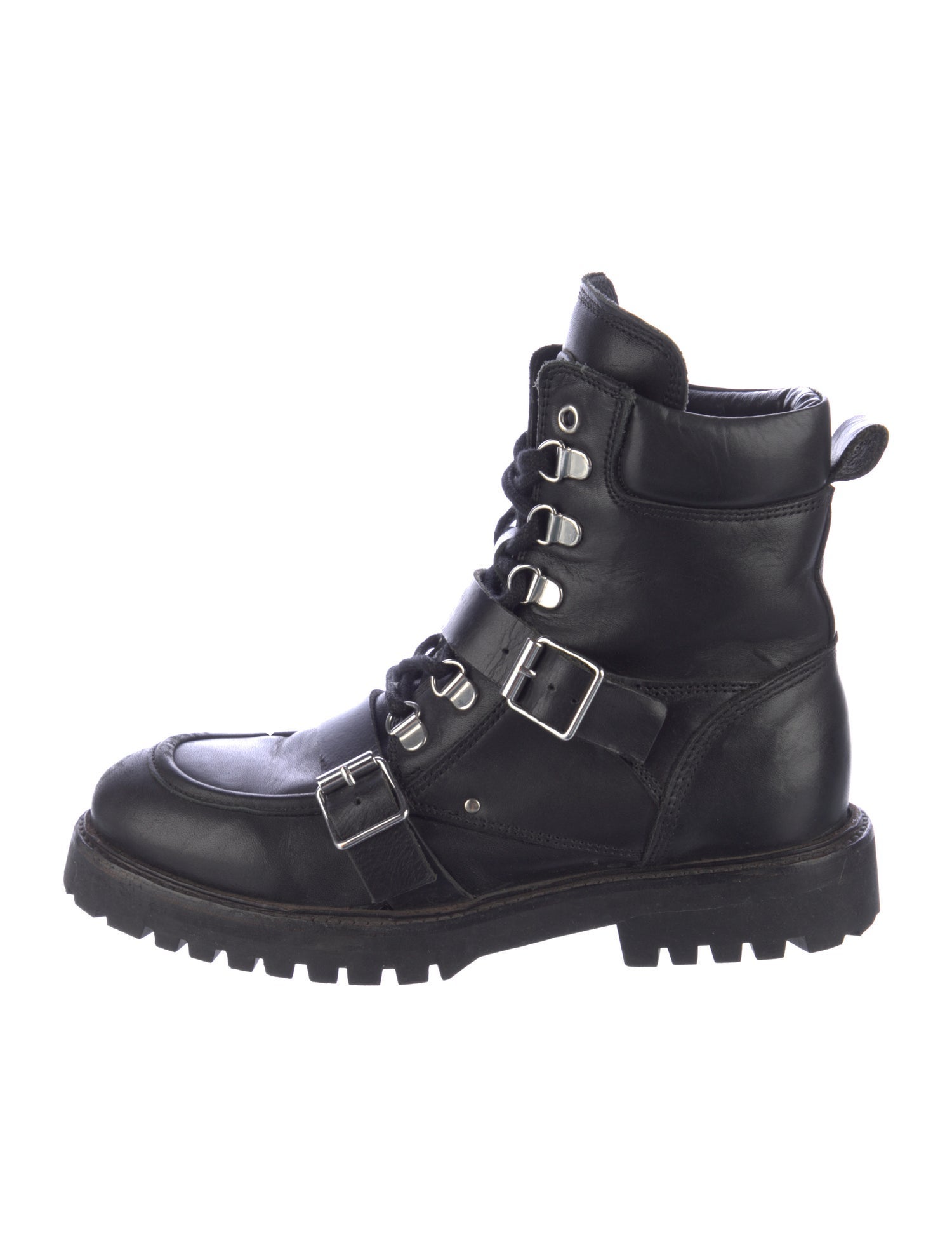 AllSaints Leather Combat Boots