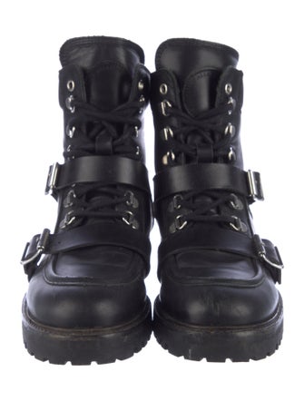 AllSaints Leather Combat Boots