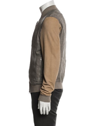 AllSaints Linen Bomber Jacket