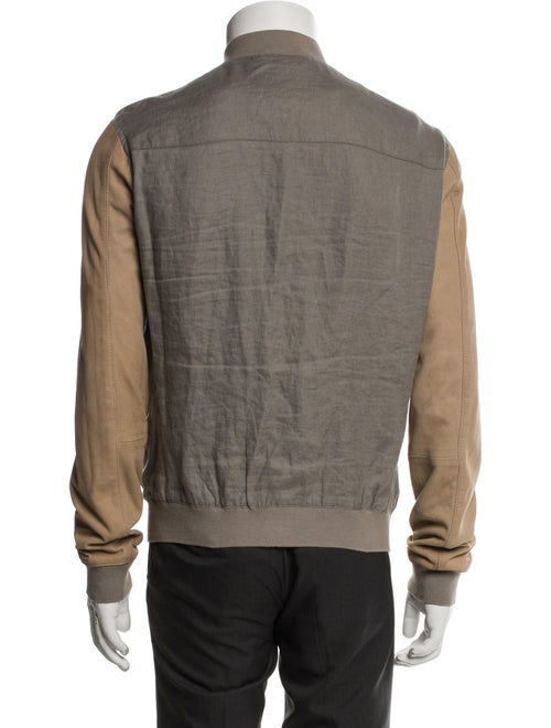 AllSaints Linen Bomber Jacket