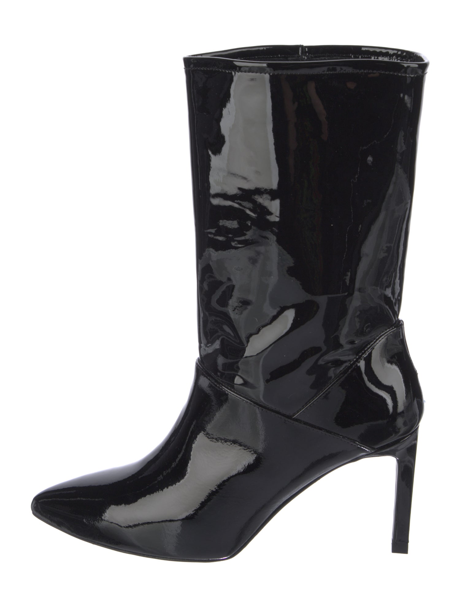 AllSaints Patent Leather Boots