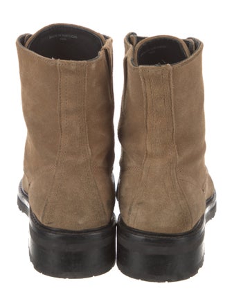 AllSaints Suede Combat Boots