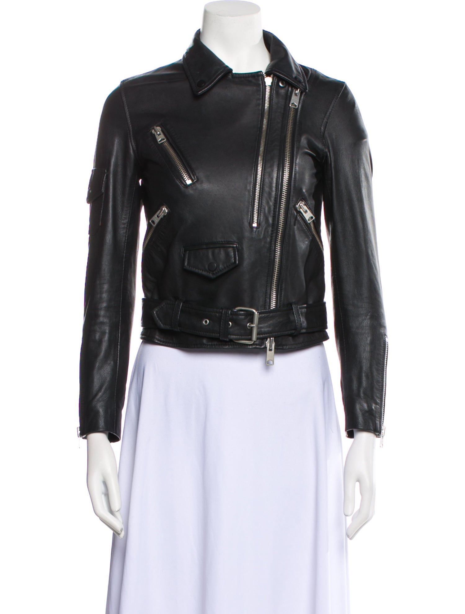 AllSaints Leather Biker Jacket