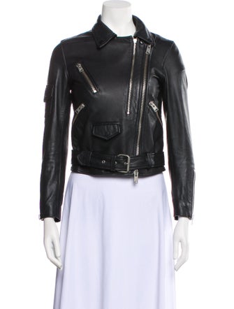 AllSaints Leather Biker Jacket