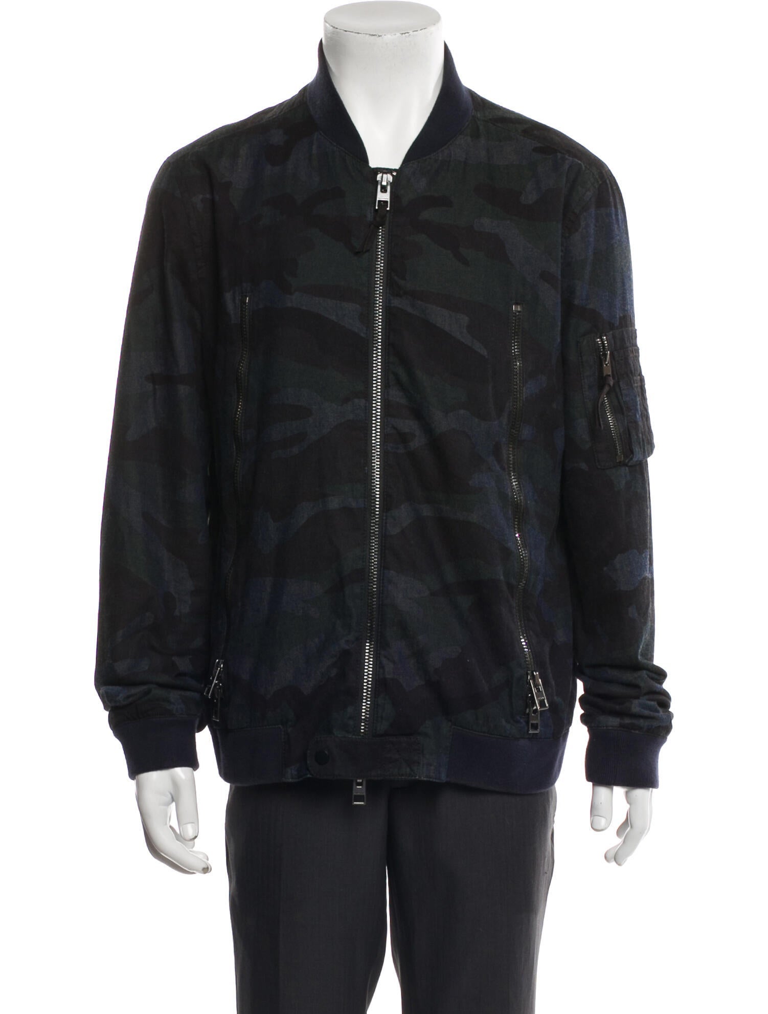 AllSaints Printed Bomber Jacket