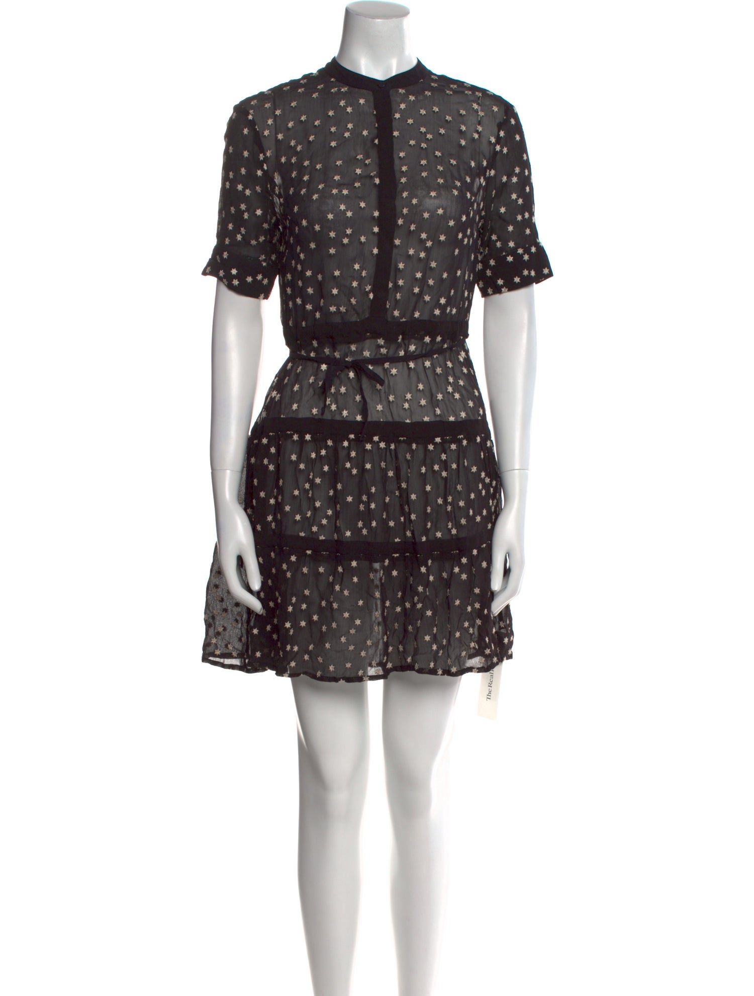 AllSaints Printed Mini Dress