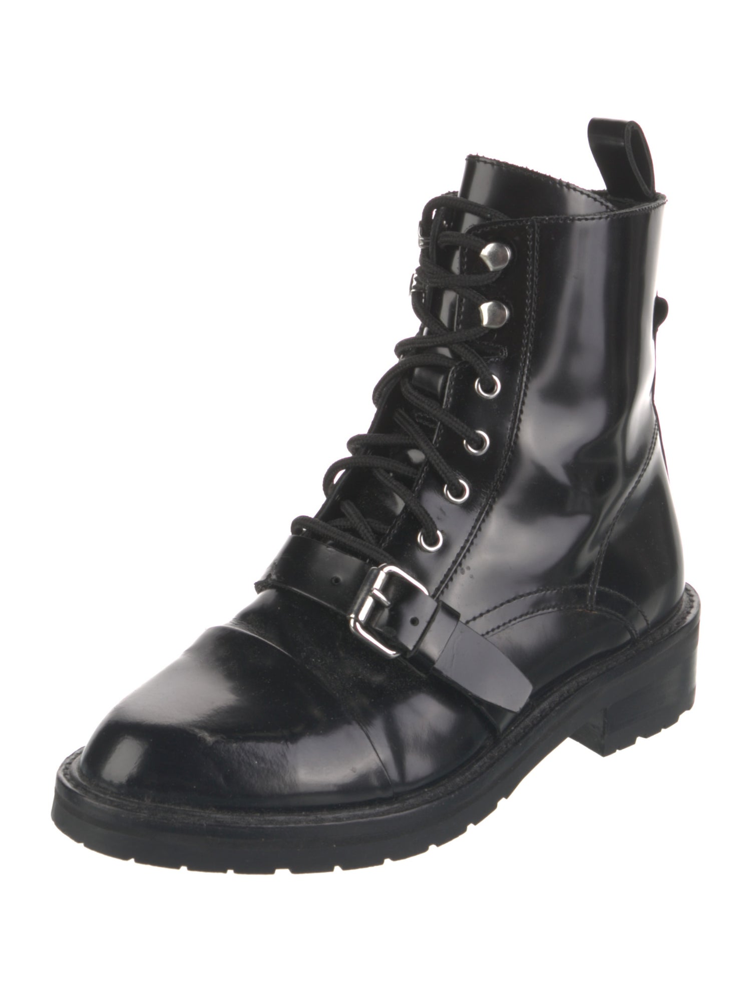 AllSaints Leather Combat Boots