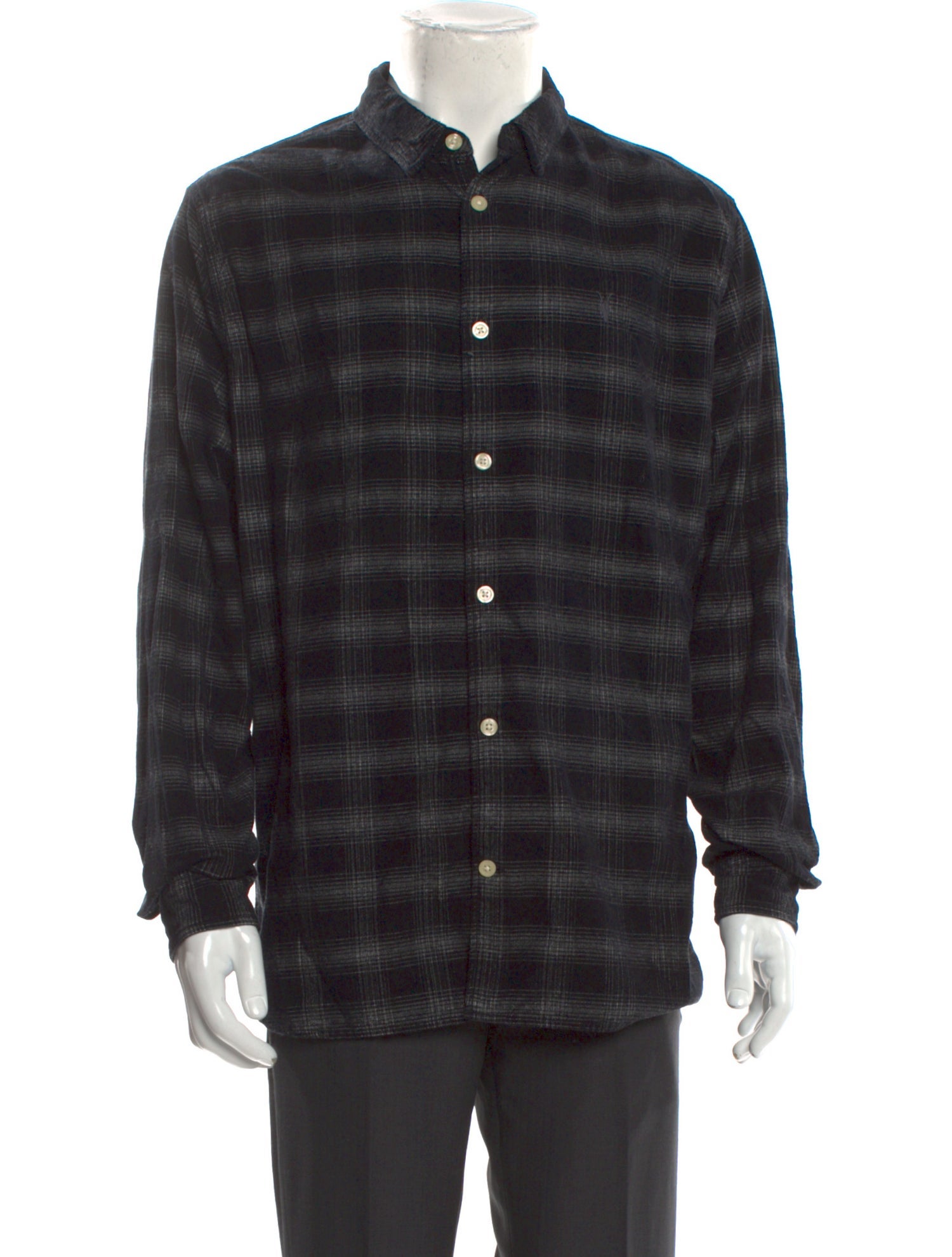 ～90s Roberta di Camerino チェックブラウス シャツ 40 Bustown-Modern-Vintage-Roberta
