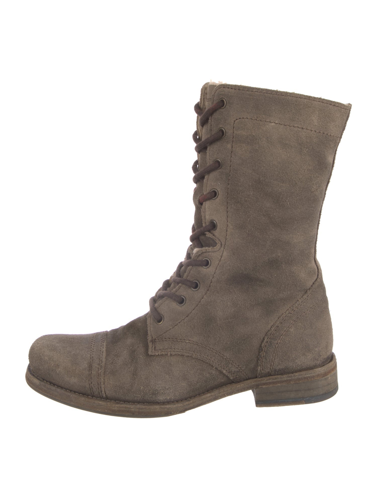 AllSaints Suede Combat Boots