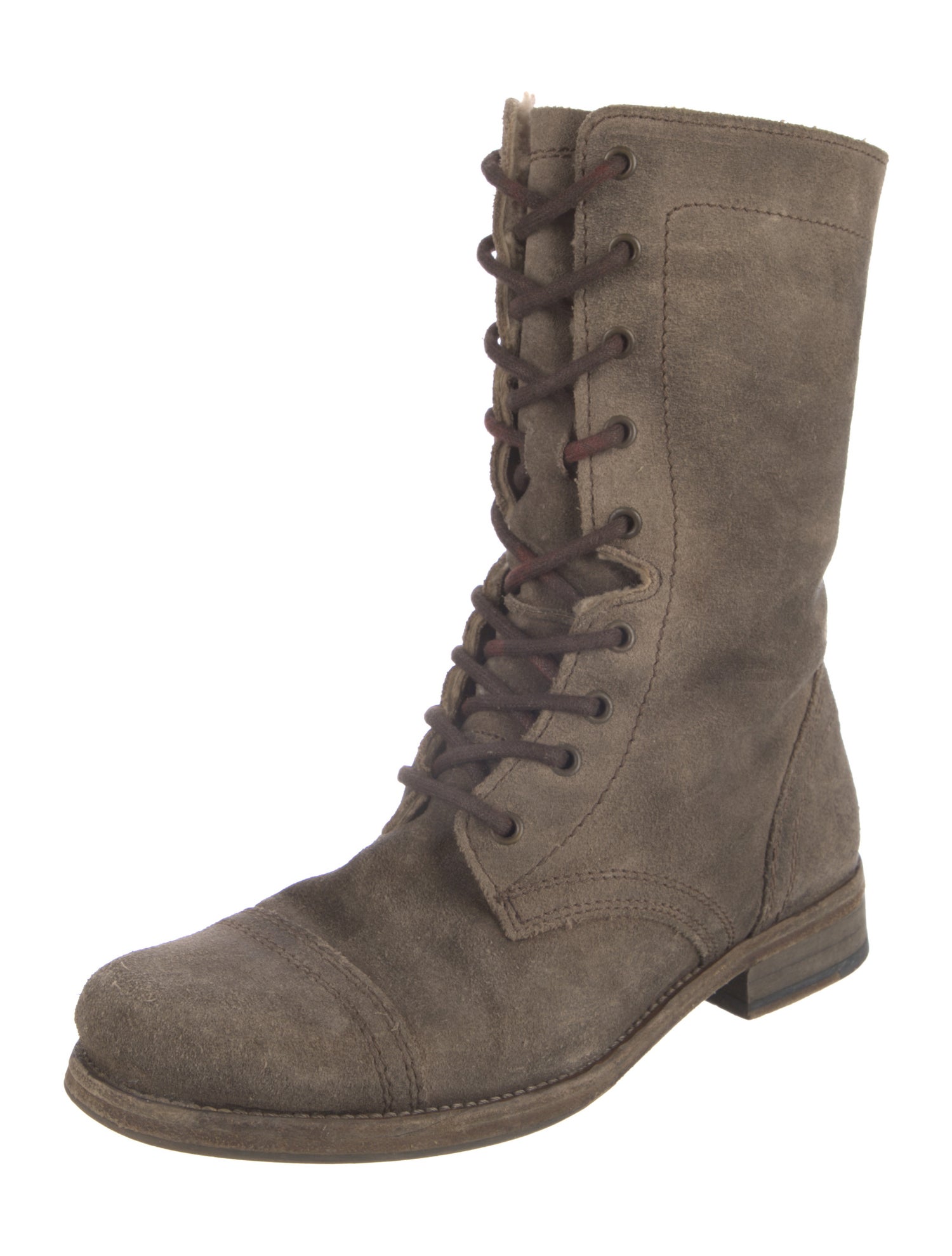 AllSaints Suede Combat Boots