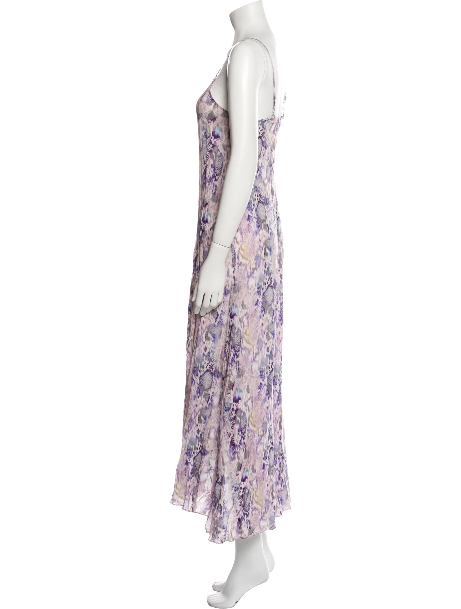 AllSaints Floral Print Midi Length Dress