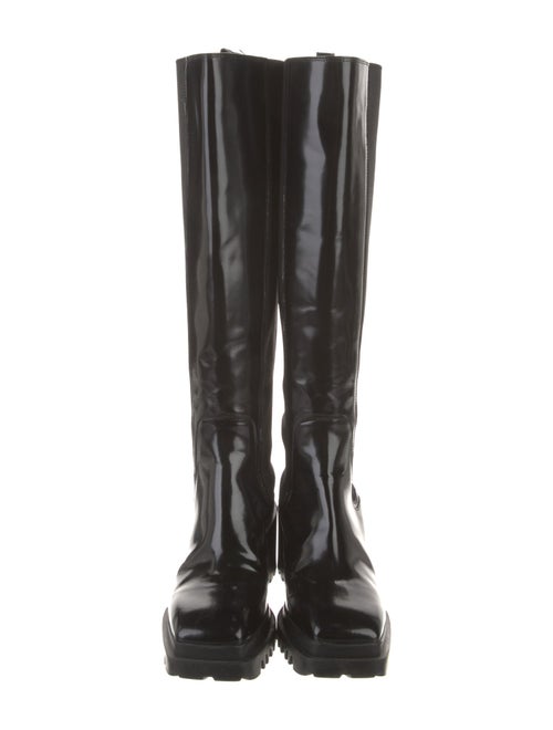AllSaints Leather Rain Boots