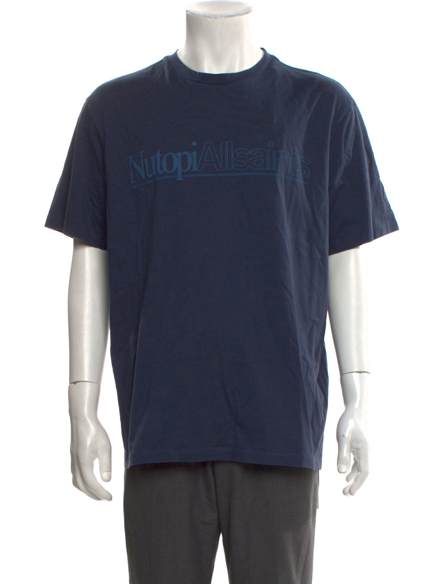 AllSaints Graphic Print Crew Neck T-Shirt w/ Tags