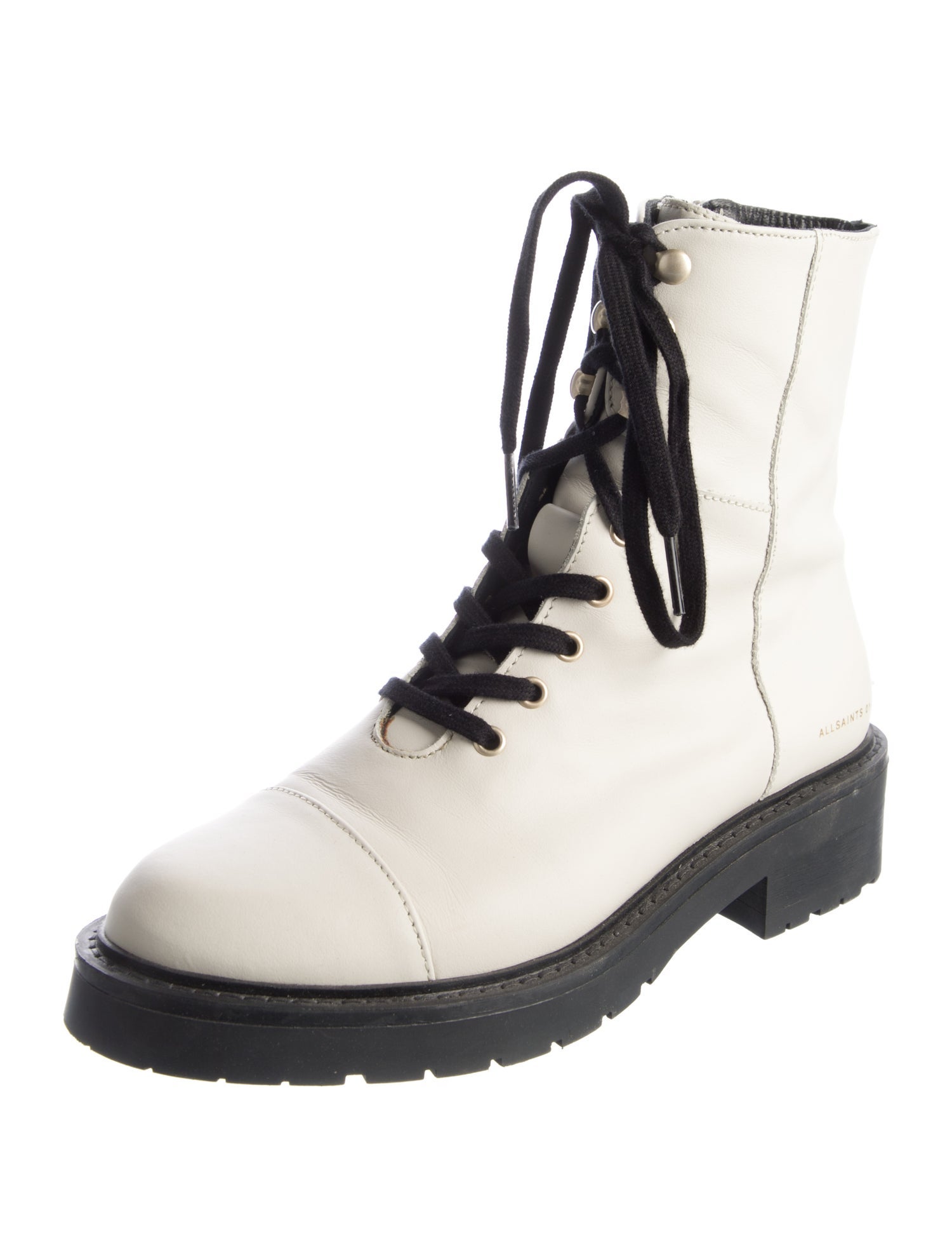AllSaints Leather Combat Boots