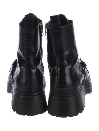 AllSaints Patent Leather Combat Boots
