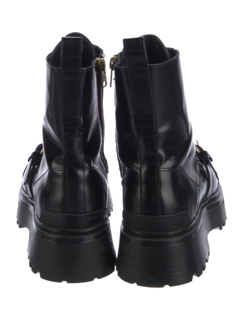 AllSaints Patent Leather Combat Boots