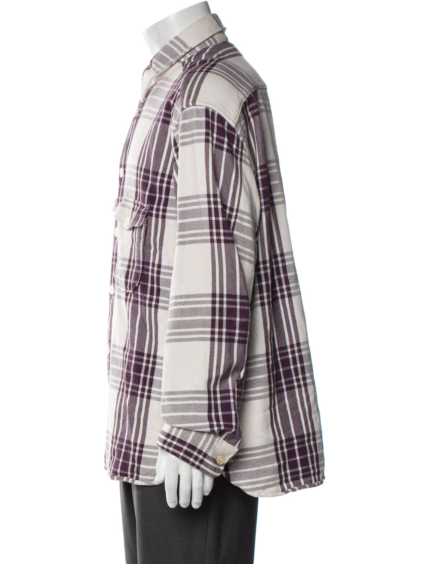 AllSaints Plaid Print Jacket