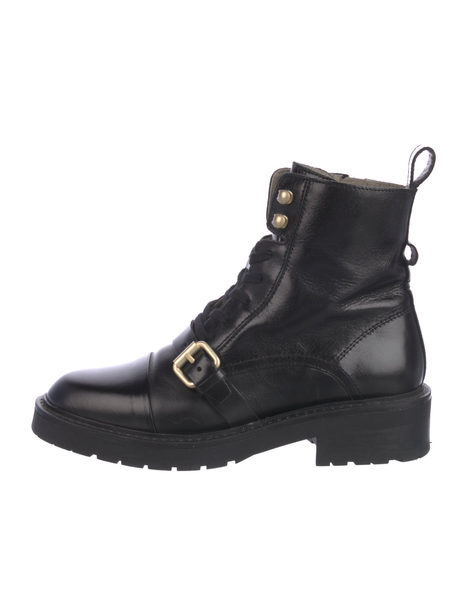 AllSaints Leather Combat Boots