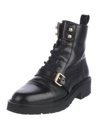 AllSaints Leather Combat Boots