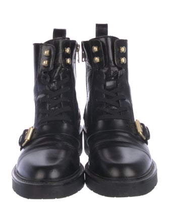 AllSaints Leather Combat Boots