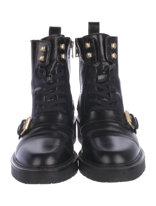 AllSaints Leather Combat Boots
