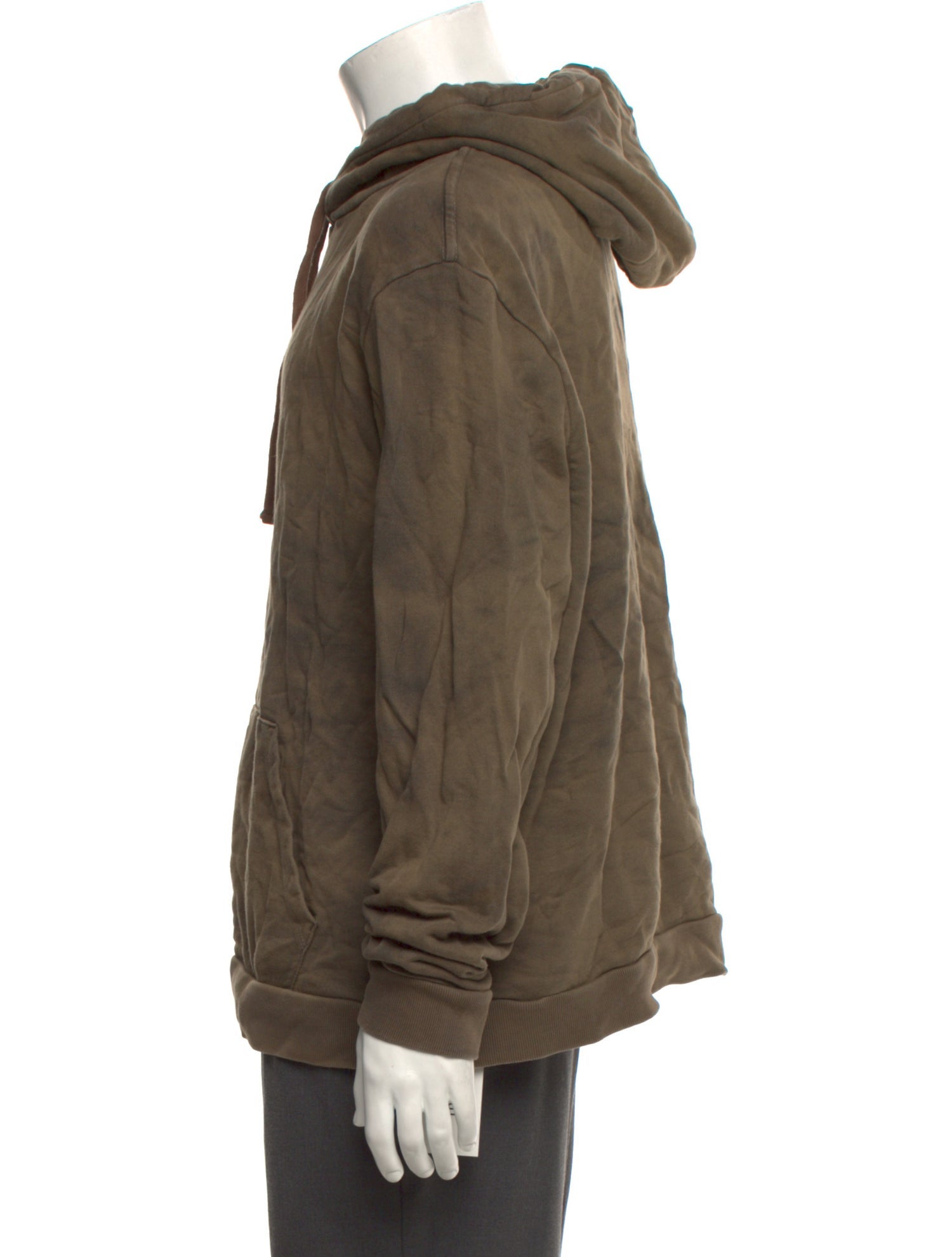 AllSaints Graphic Print Crew Neck Hoodie