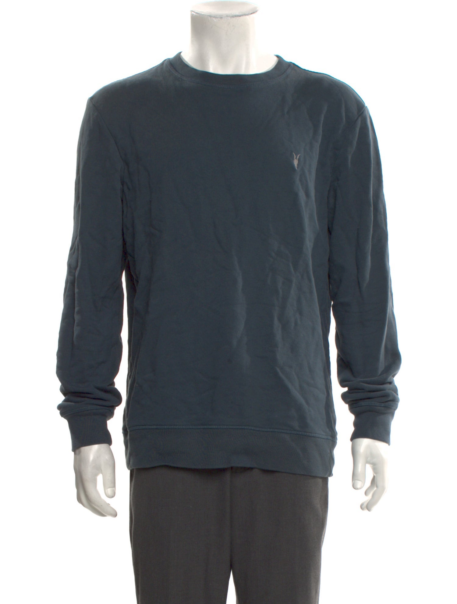 AllSaints Crew Neck Long Sleeve Sweatshirt