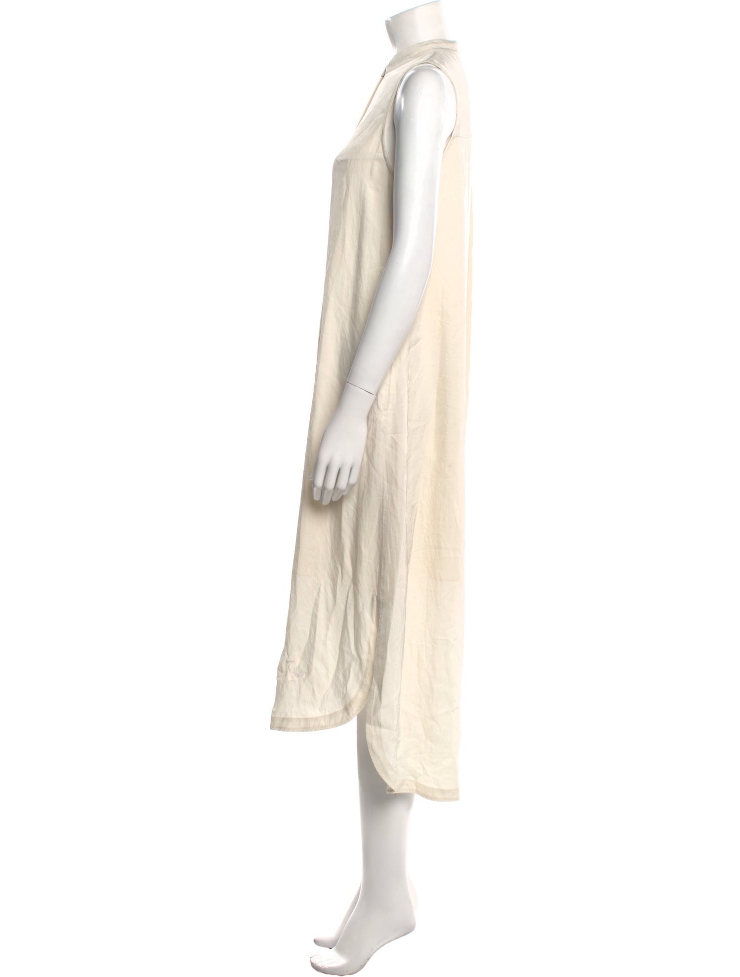 AllSaints Mock Neck Long Dress