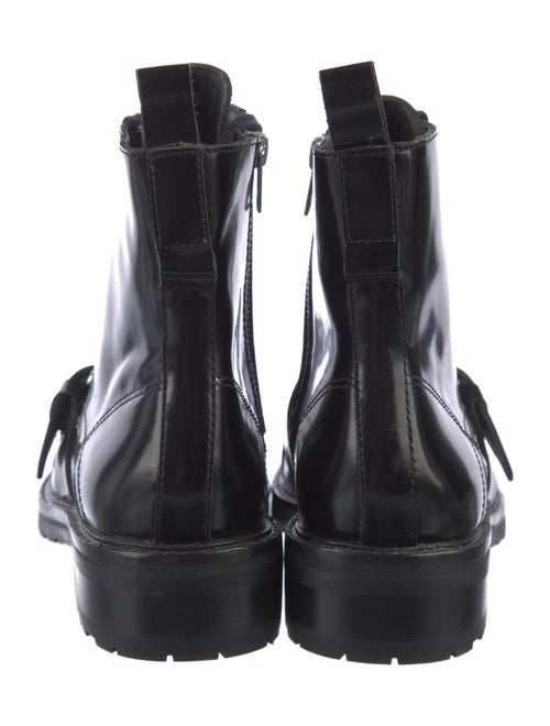 AllSaints Patent Leather Combat Boots
