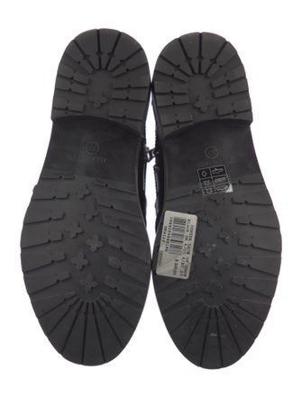 AllSaints Patent Leather Combat Boots