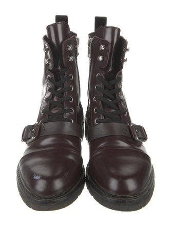 AllSaints Leather Combat Boots