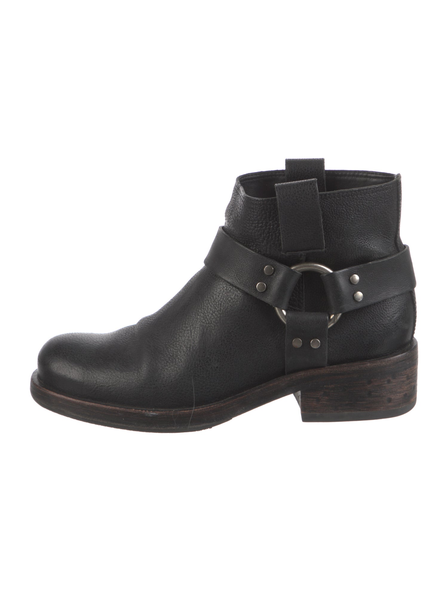 AllSaints Leather Moto Boots