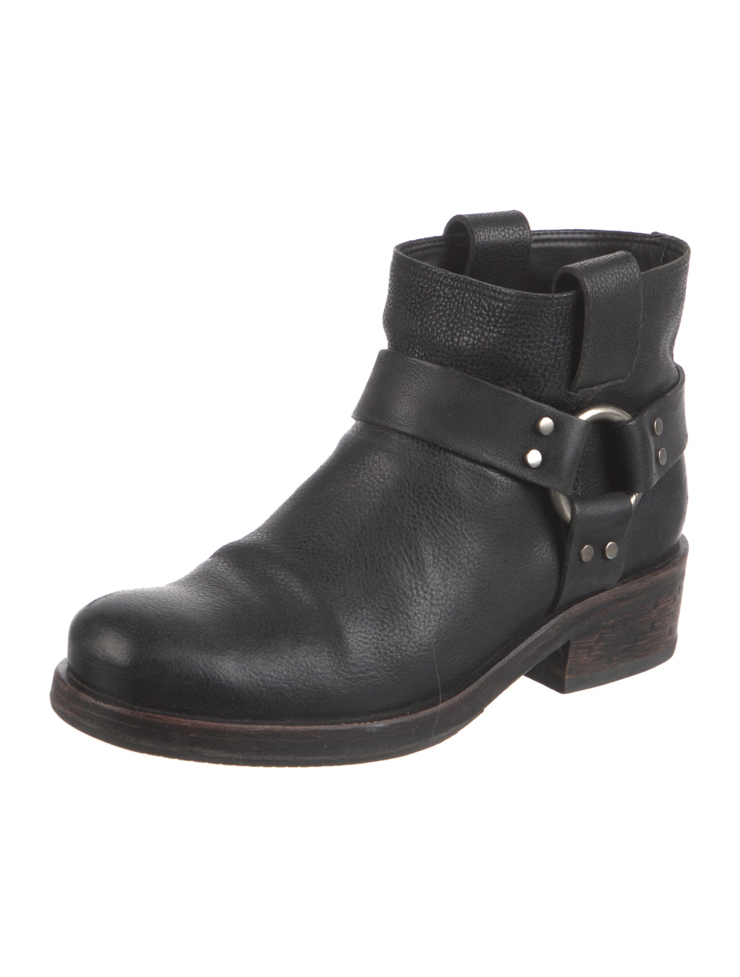 AllSaints Leather Moto Boots