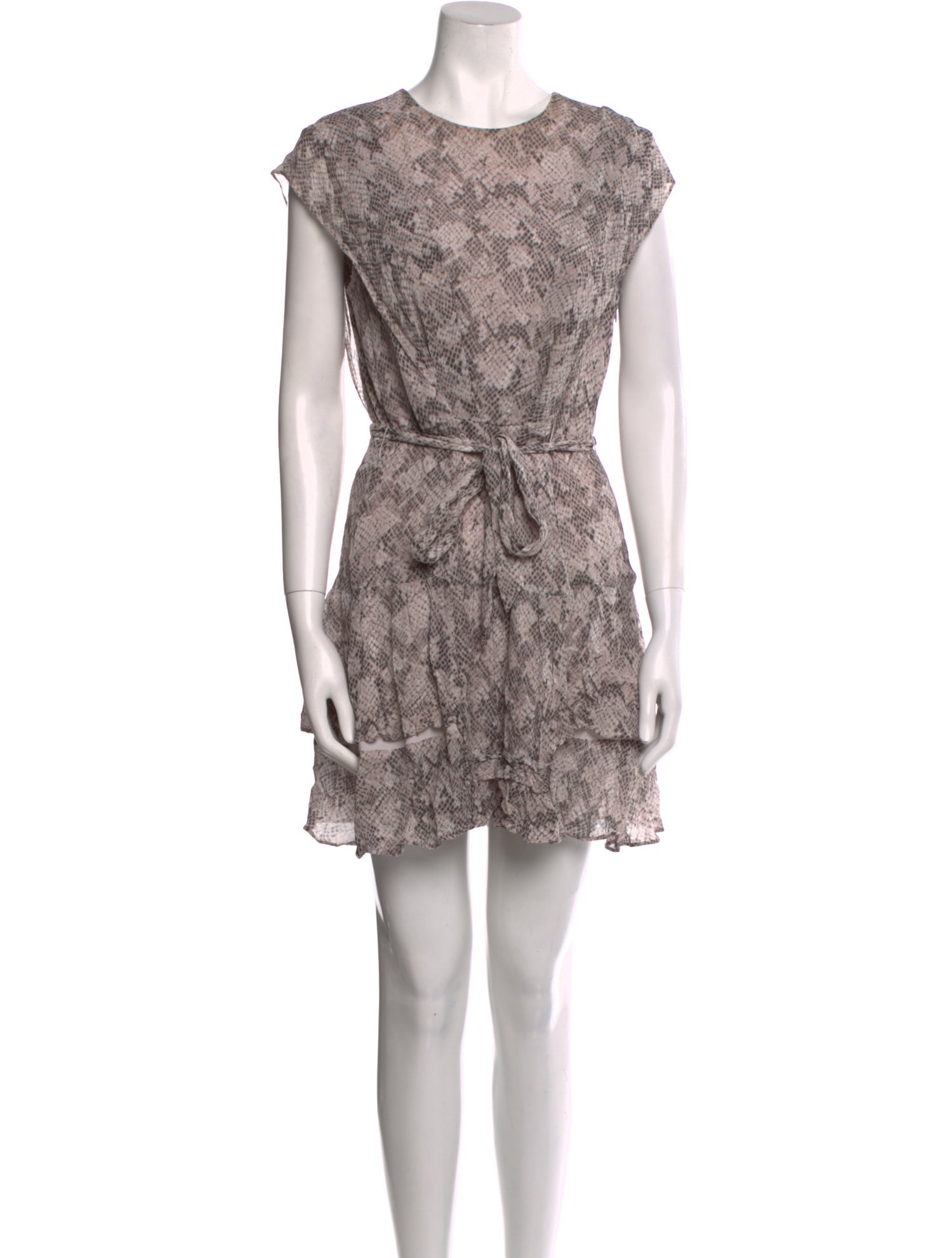 AllSaints Printed Mini Dress