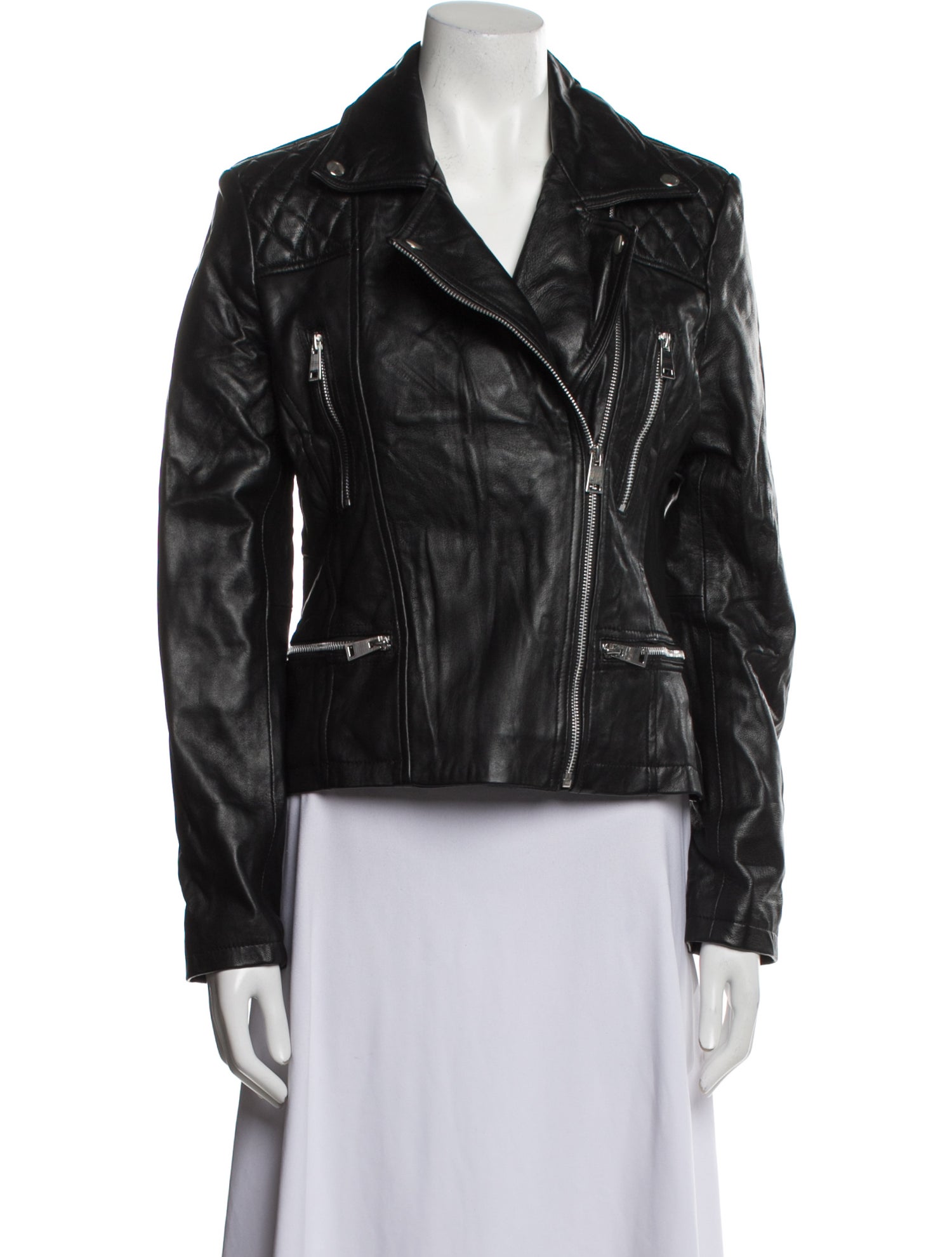 AllSaints Leather Biker Jacket