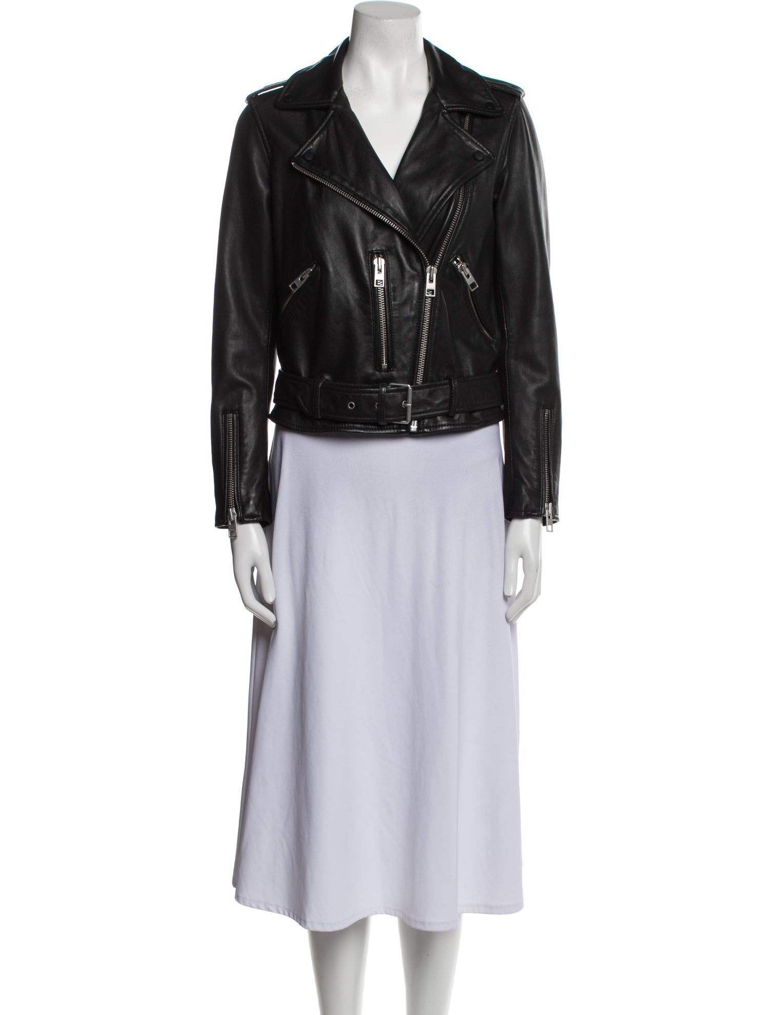 AllSaints Leather Biker Jacket