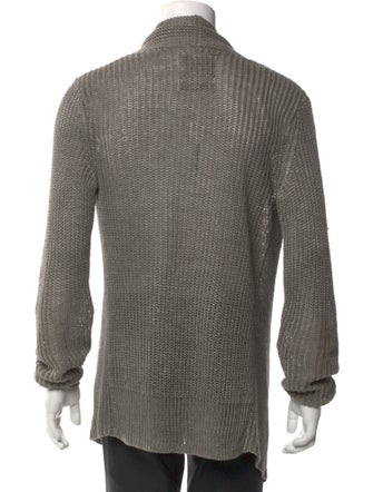 AllSaints Linen Open Front Cardigan