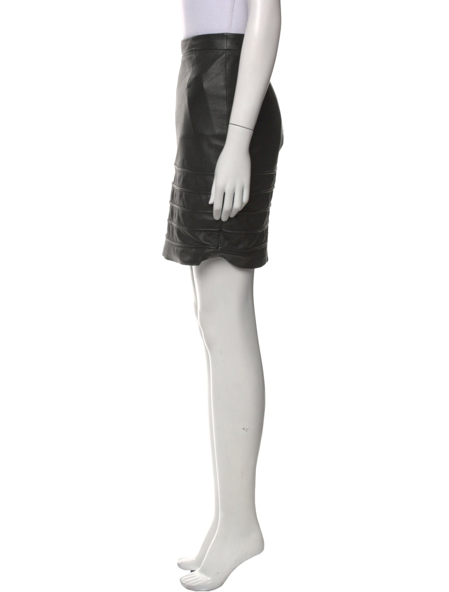 AllSaints Leather Mini Skirt