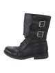 AllSaints Leather Combat Boots
