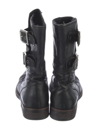 AllSaints Leather Combat Boots