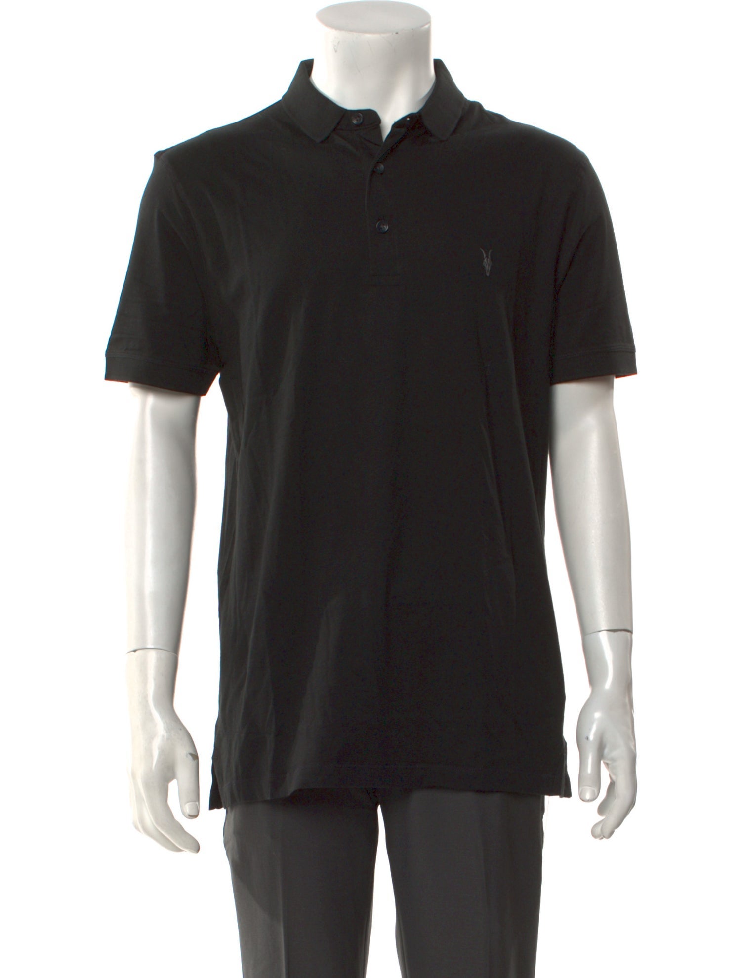 AllSaints Collar Short Sleeve Polo Shirt w/ Tags