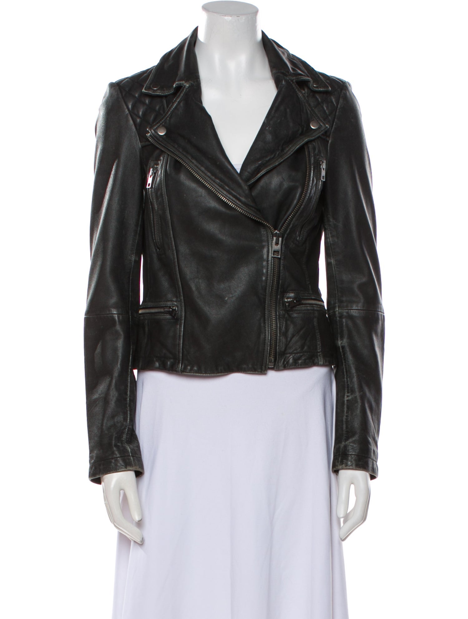 AllSaints Leather Biker Jacket