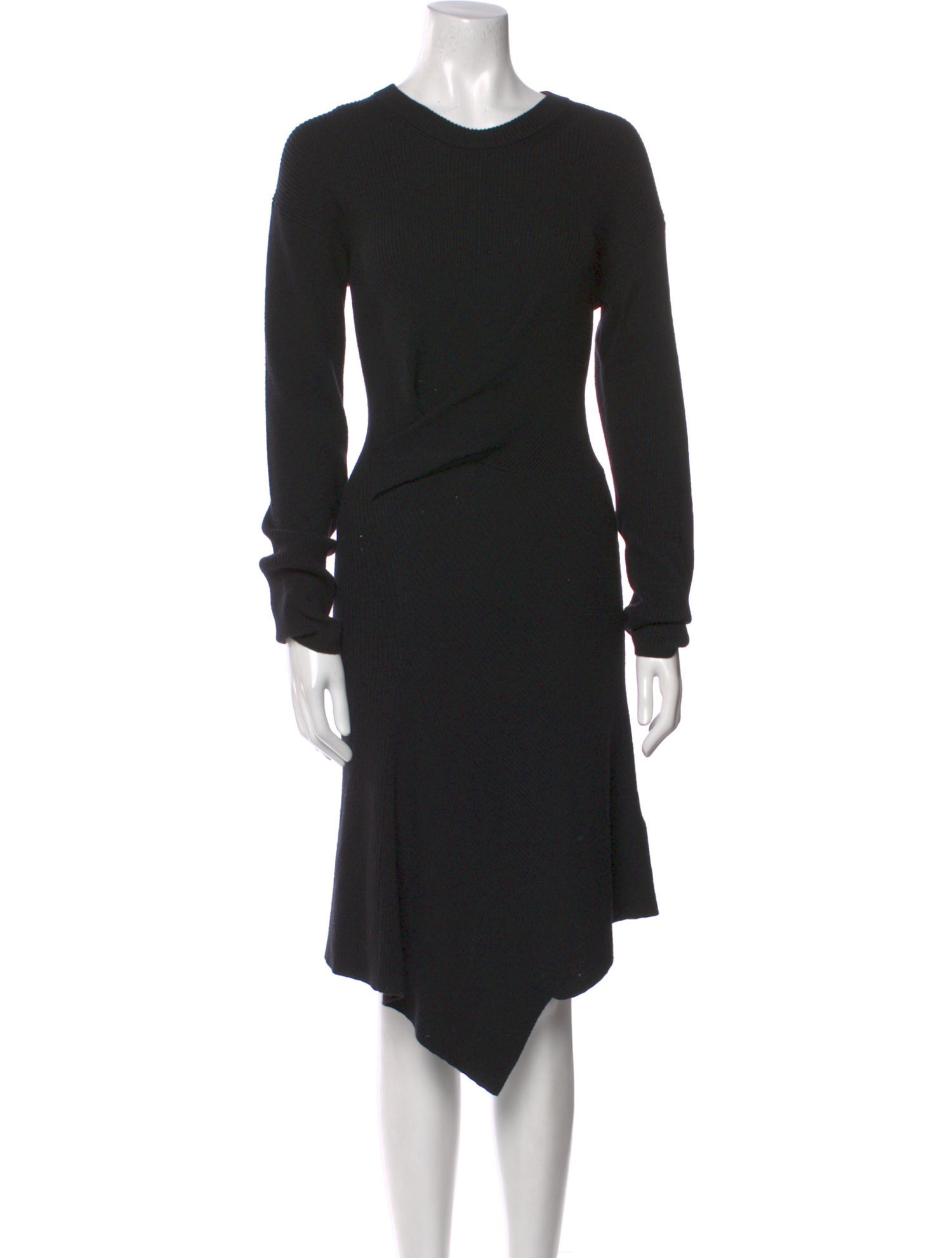 AllSaints Wool Midi Length Dress