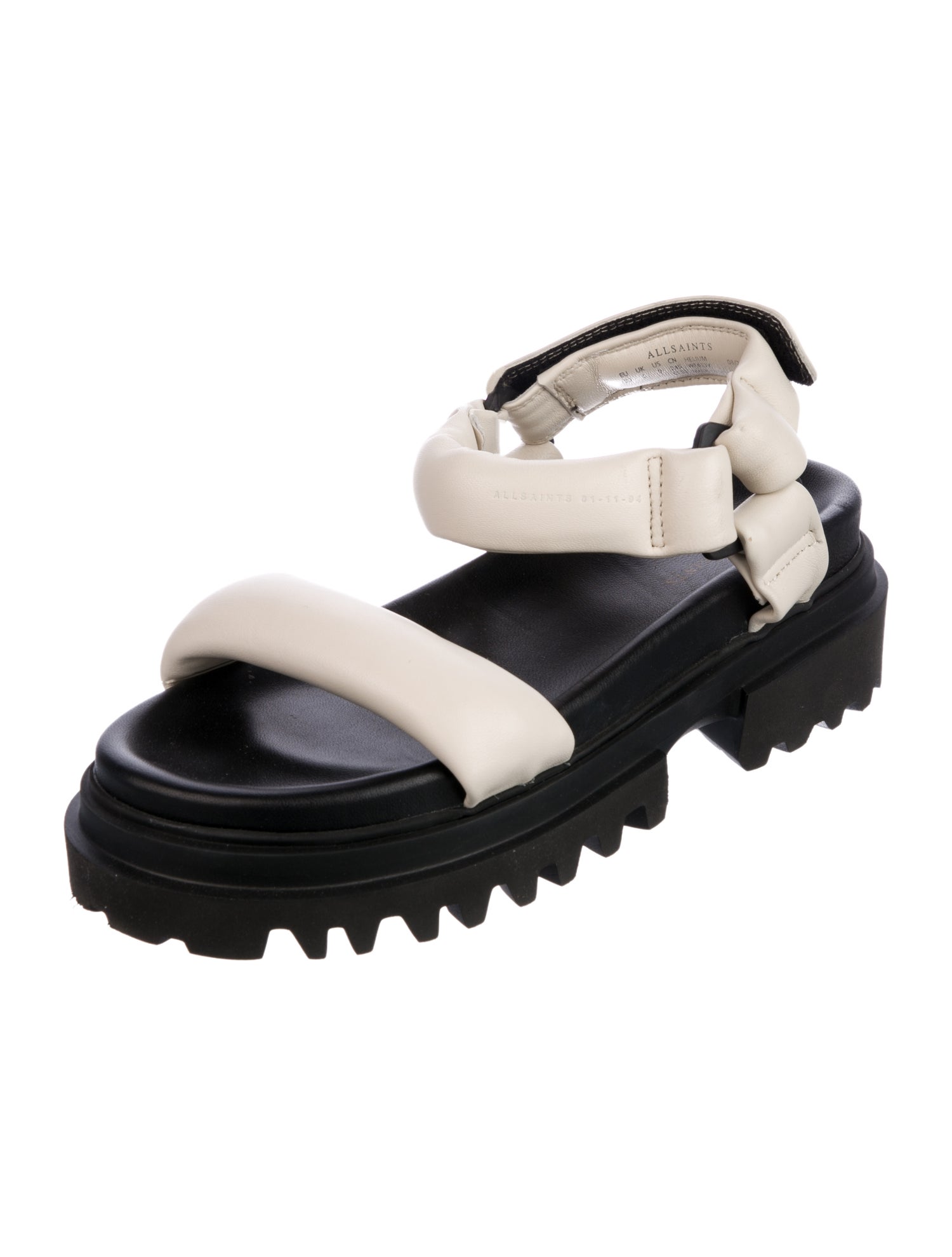 AllSaints Lambskin Slingback Sandals