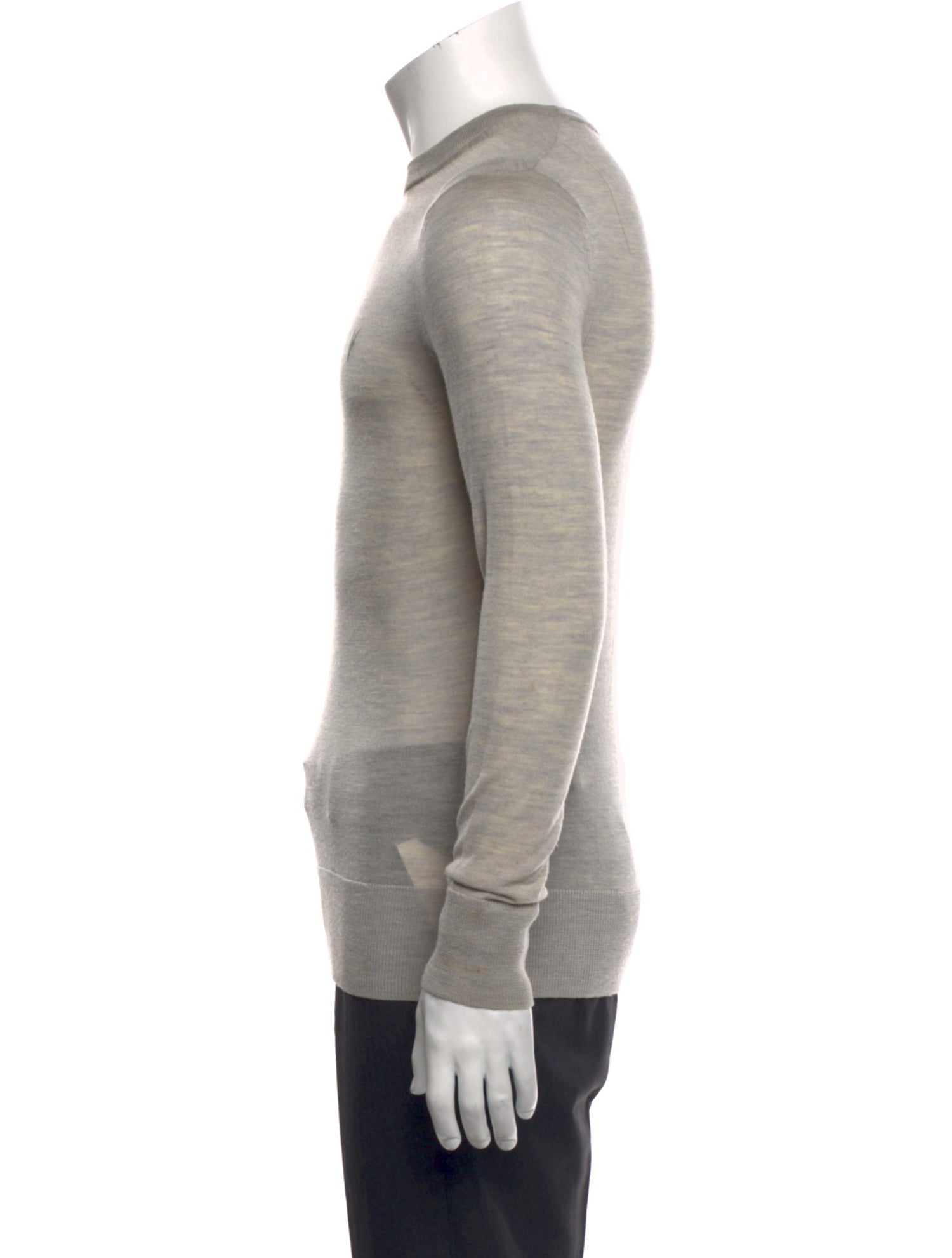 AllSaints Merino Wool Crew Neck Pullover
