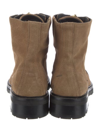 AllSaints Suede Combat Boots