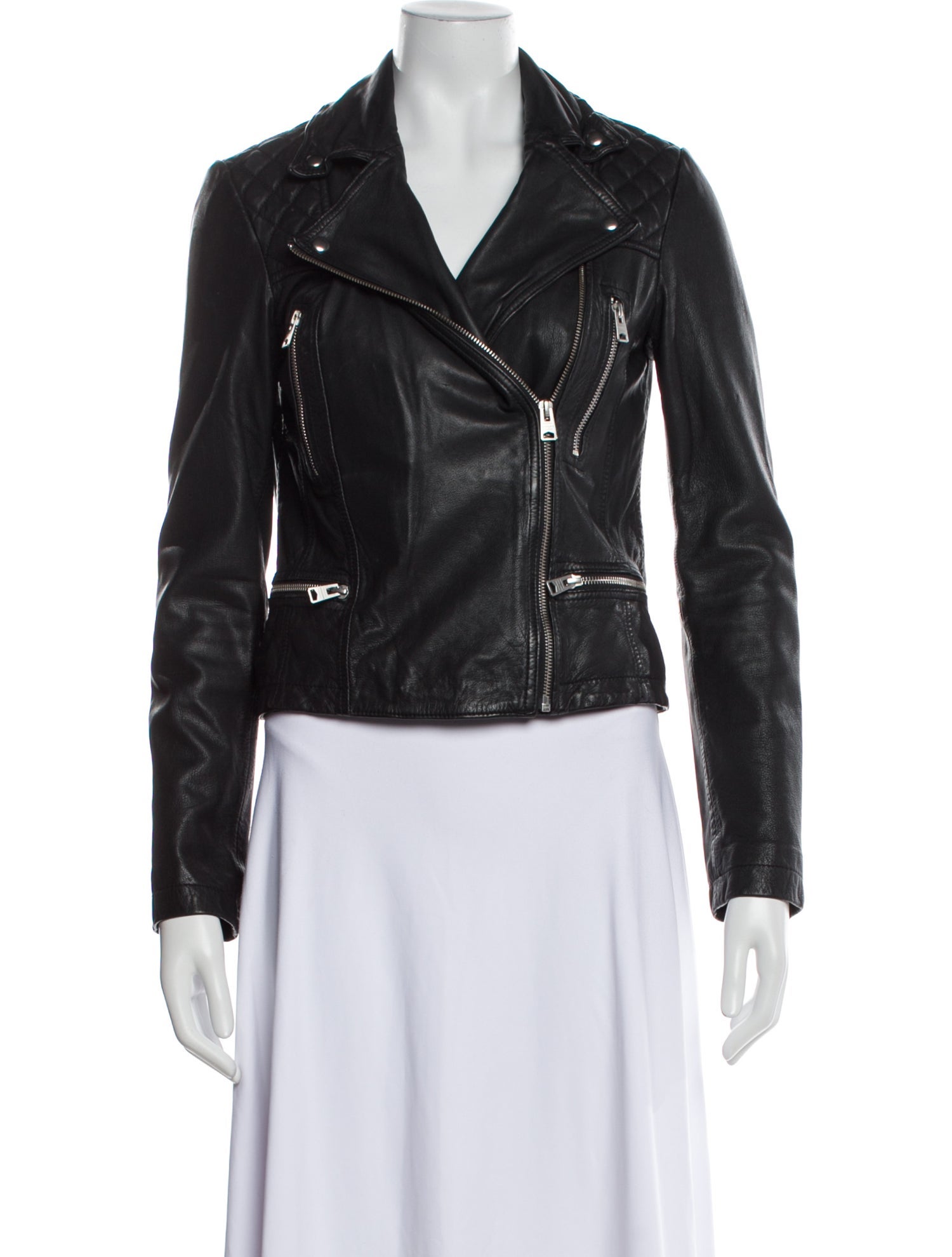 AllSaints Leather Biker Jacket