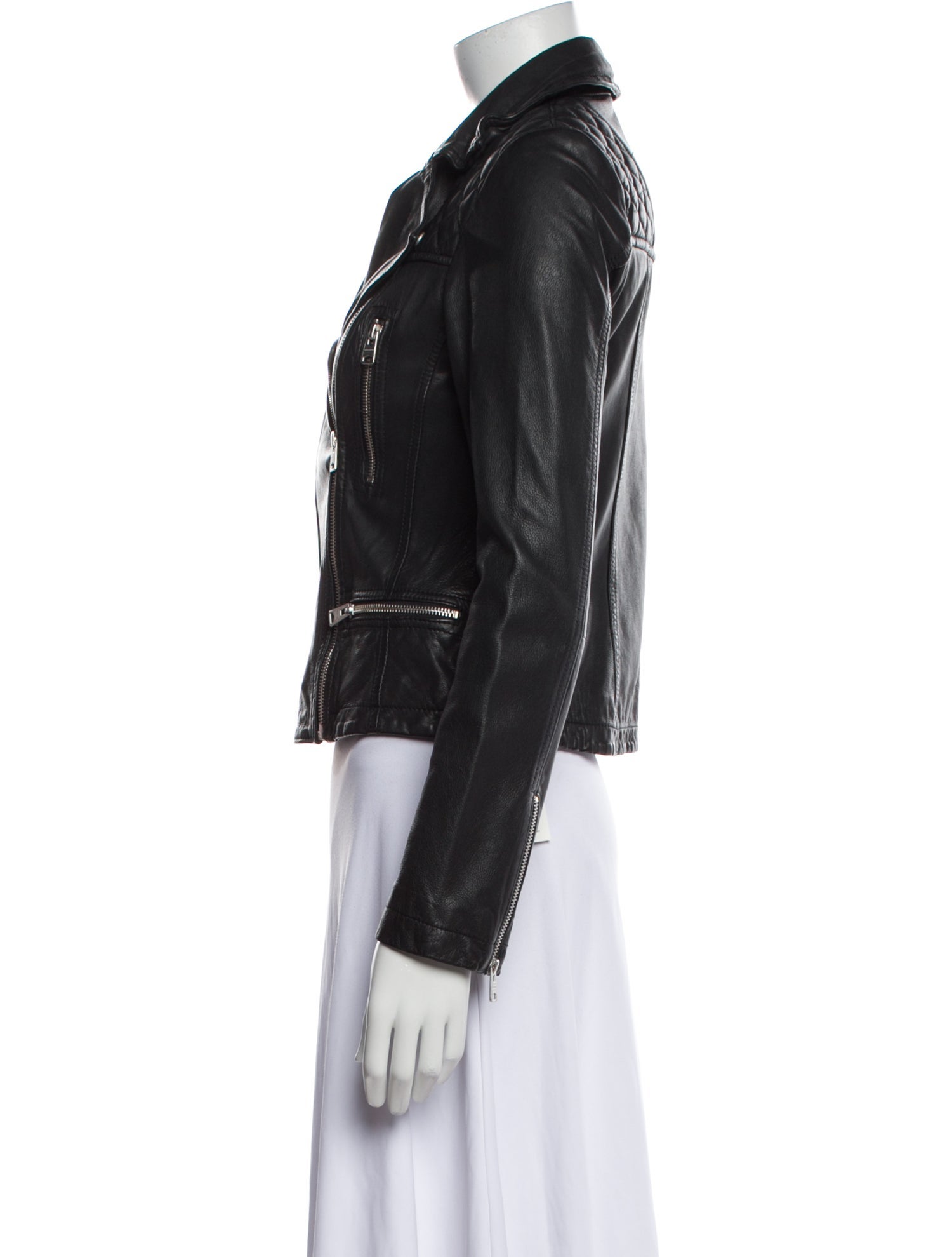 AllSaints Leather Biker Jacket