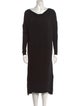 AllSaints Cowl Neck Midi Length Dress