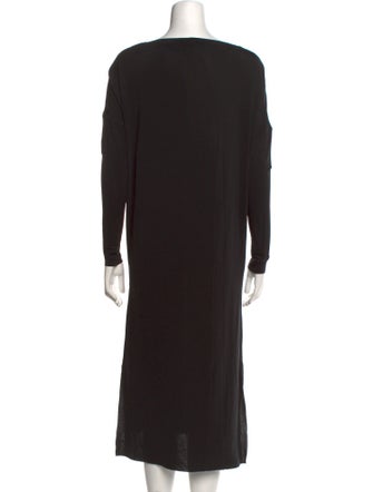 AllSaints Cowl Neck Midi Length Dress